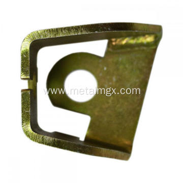 Yellow Zinc Plated Steel Cable Anchor Bracket